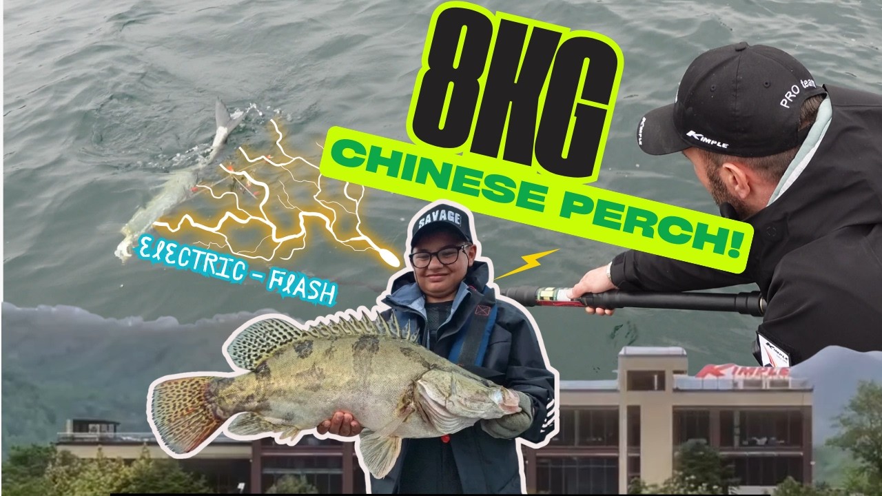 Hunt for the 8kg Chinese Perch! Electric fishing in China's craziest fishing camp
