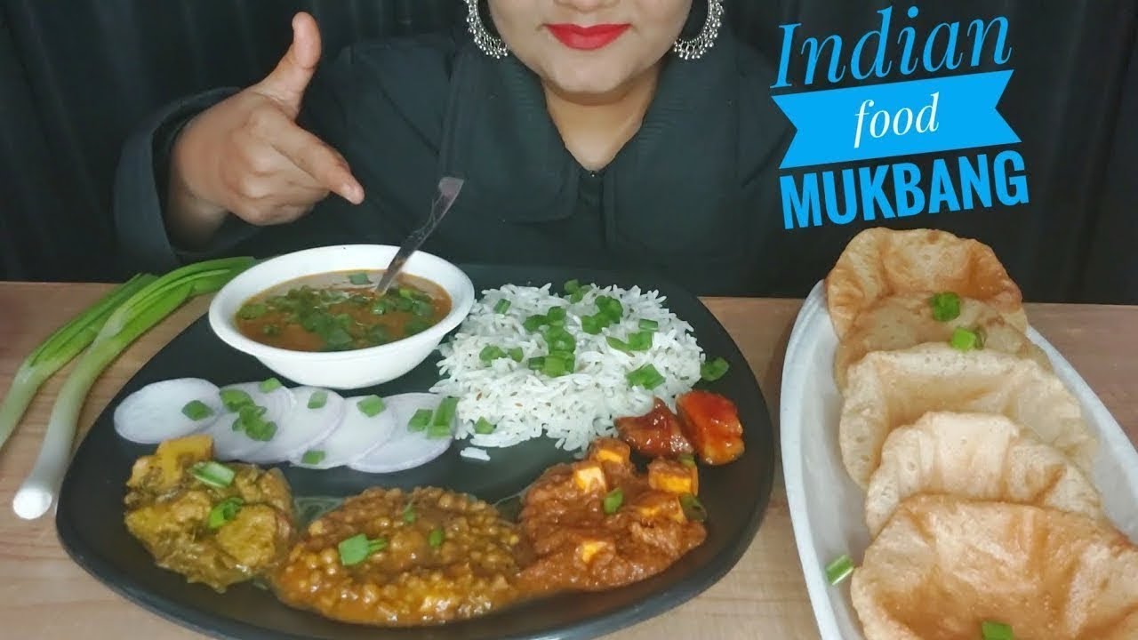 EATING DAL CHAWAL, PANEER SABJI, PURI || @Kiafoodie23  #asmr #food #mukbang 