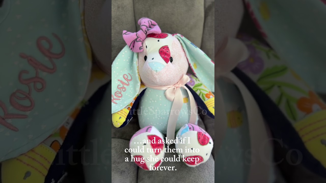 Turning a Baby’s Clothes into a Memory Bunny 🐰♥️| Handmade Keepsake Gift
