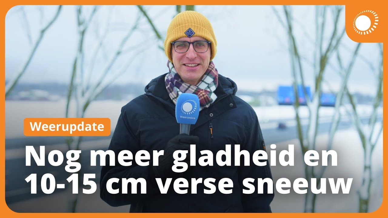 Nog meer gladheid op komst en 10-15 cm verse sneeuw ❄️ | Weerupdate