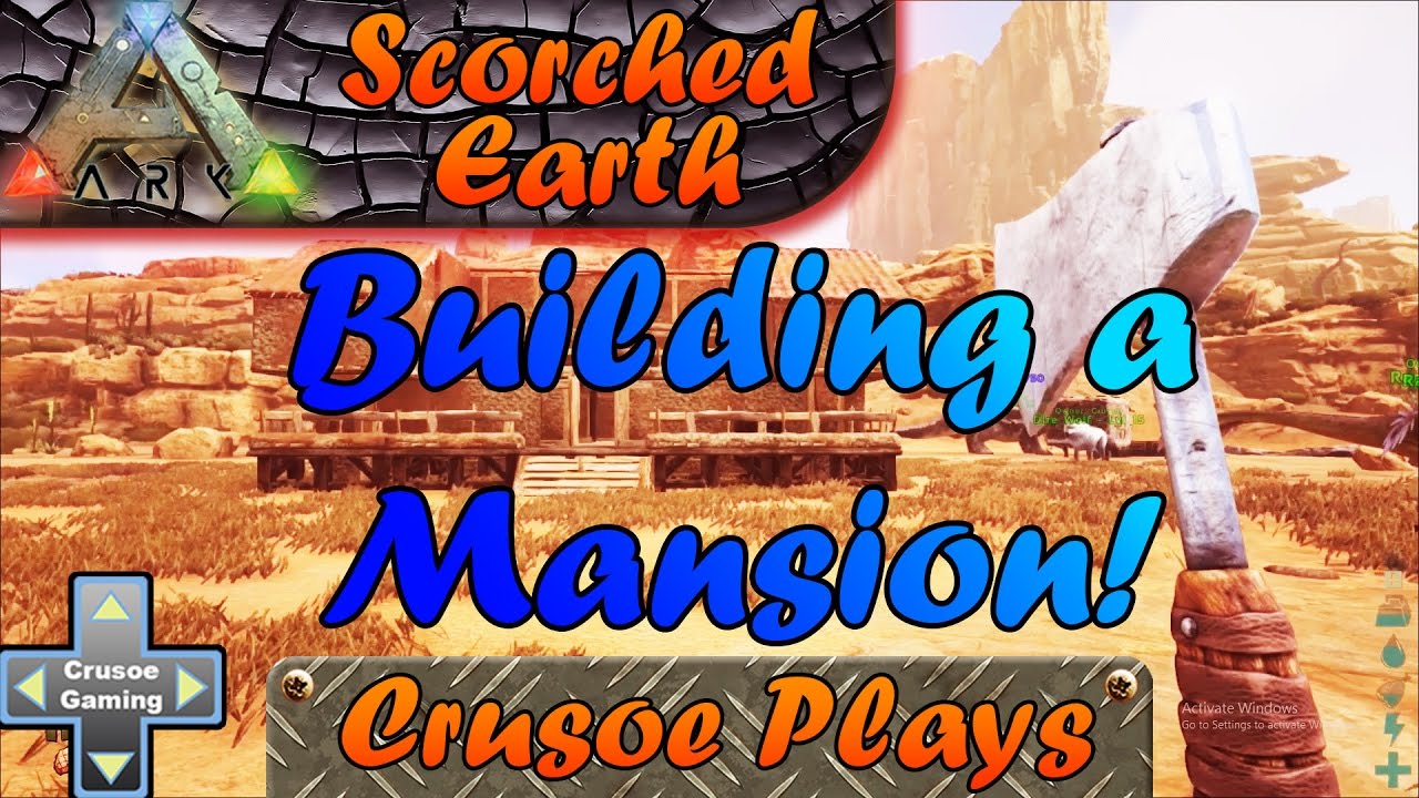 Ark: Scorched Earth - Adobe Mansion Building (Ark: Survival Evolved DLC PC Gameplay) EP5