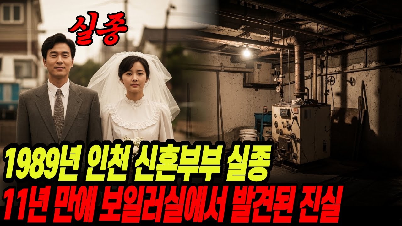 1989년 인천 신혼부부 실종.. 11년 만에 지하 보일러실에서 발견된 경악할 진실