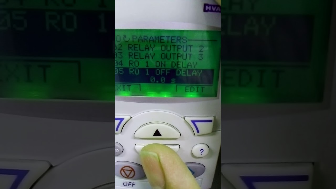 ABB VFD parameters setting lesson7