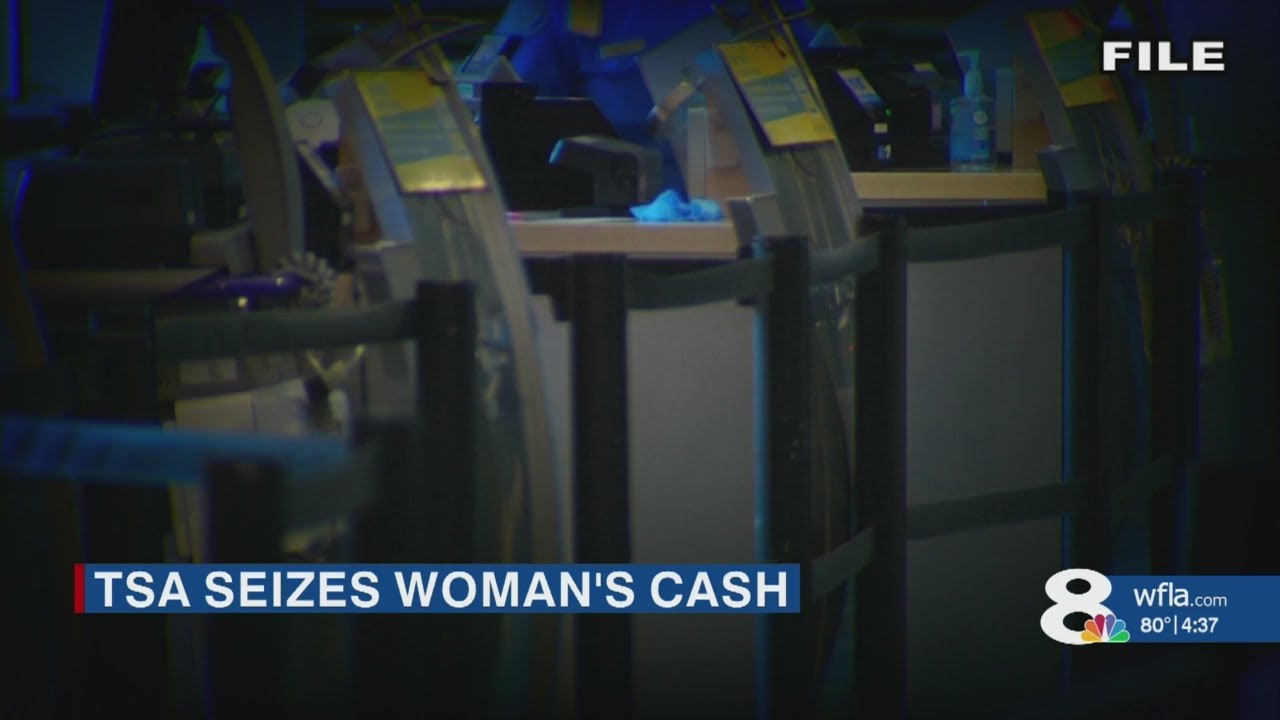 Tampa woman says D.E.A. seized her cash at the airport without cause