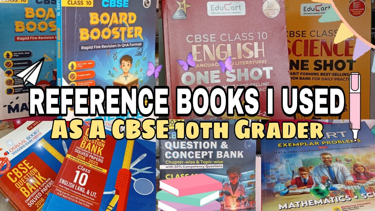 CBSE CLASS 10 REFERENCE BOOKS✨📚 | Best Question Banks | Topper Books for 10th Class 