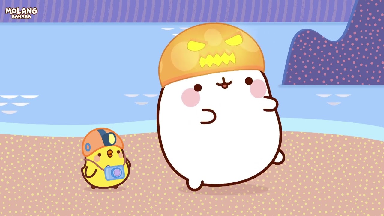 Berjalan Di Bawah Tanah Dengan Molang Dan Piu Piu | Kartun Lucu Anak Anak | Molang Bahasa
