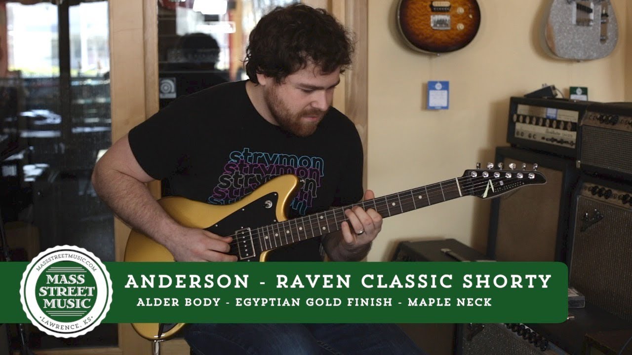 Tom Anderson Electric Guitars - Raven Classic Shorty - Egyptian Gold