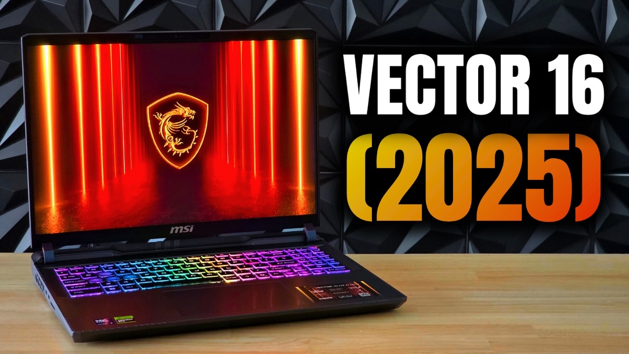 MSI Vector 16 HX AI (2025) REVIEW - FAST, but very big... (Gaming Laptop)