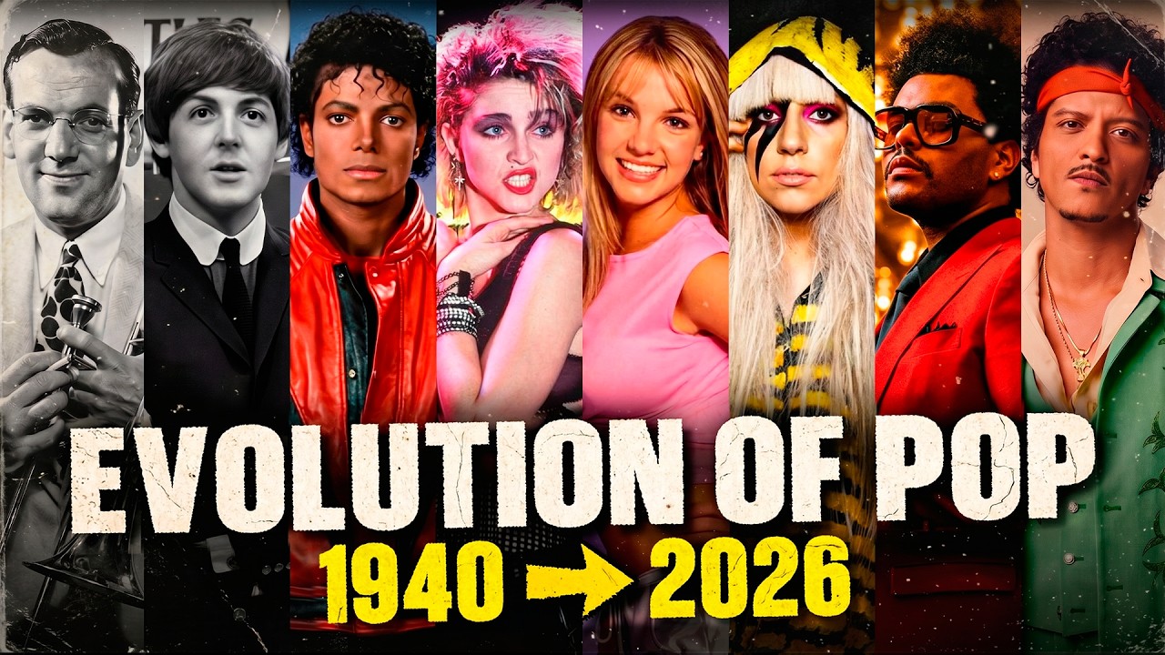 EVOLUTION OF POP MUSIC (1940 - 2026)