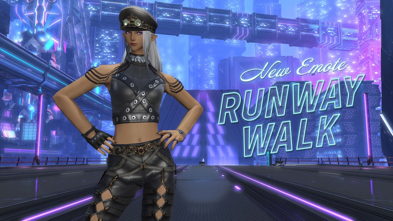 FINAL FANTASY XIV - Emote Showcase: Runway Walk