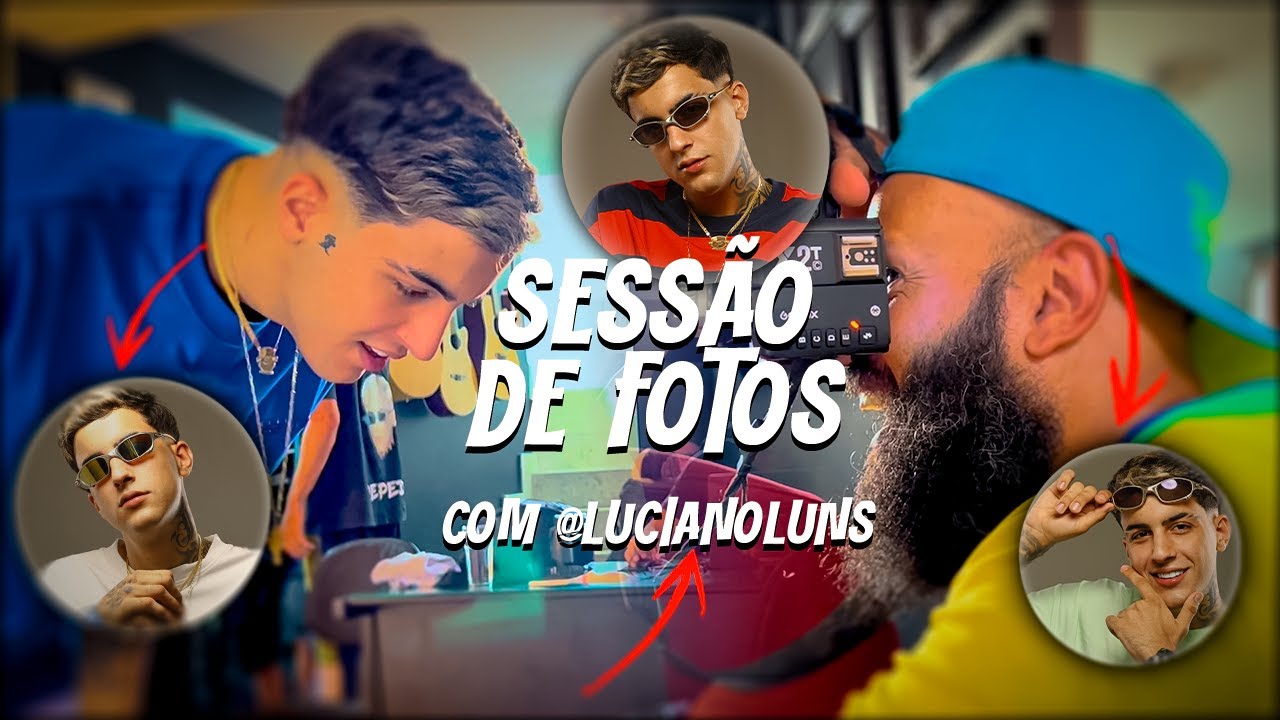 SESSÃO DE FOTOS DO MALUQUINHO COM LUCIANOLUNS! - VLOG #4