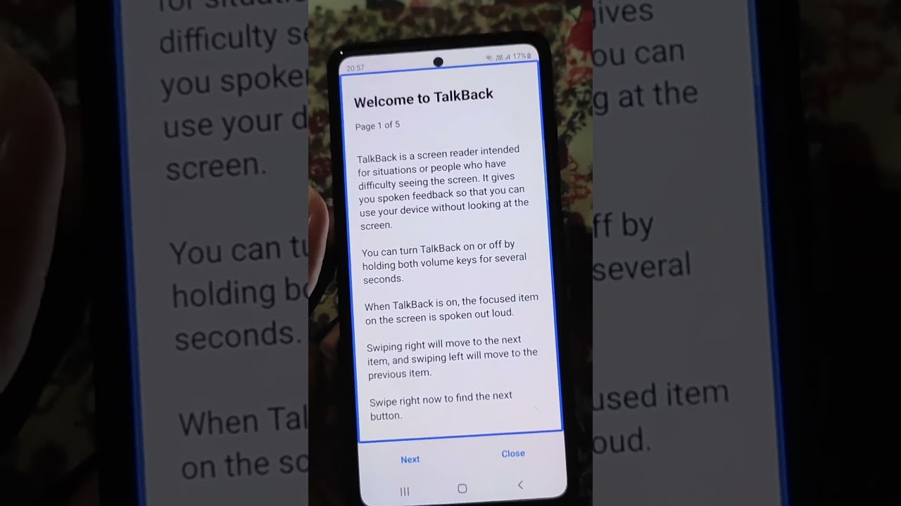 Добро пожаловать в TalkBack Samsung | Как отключить TalkBack на телефоне Samsung Galaxy S20 FE