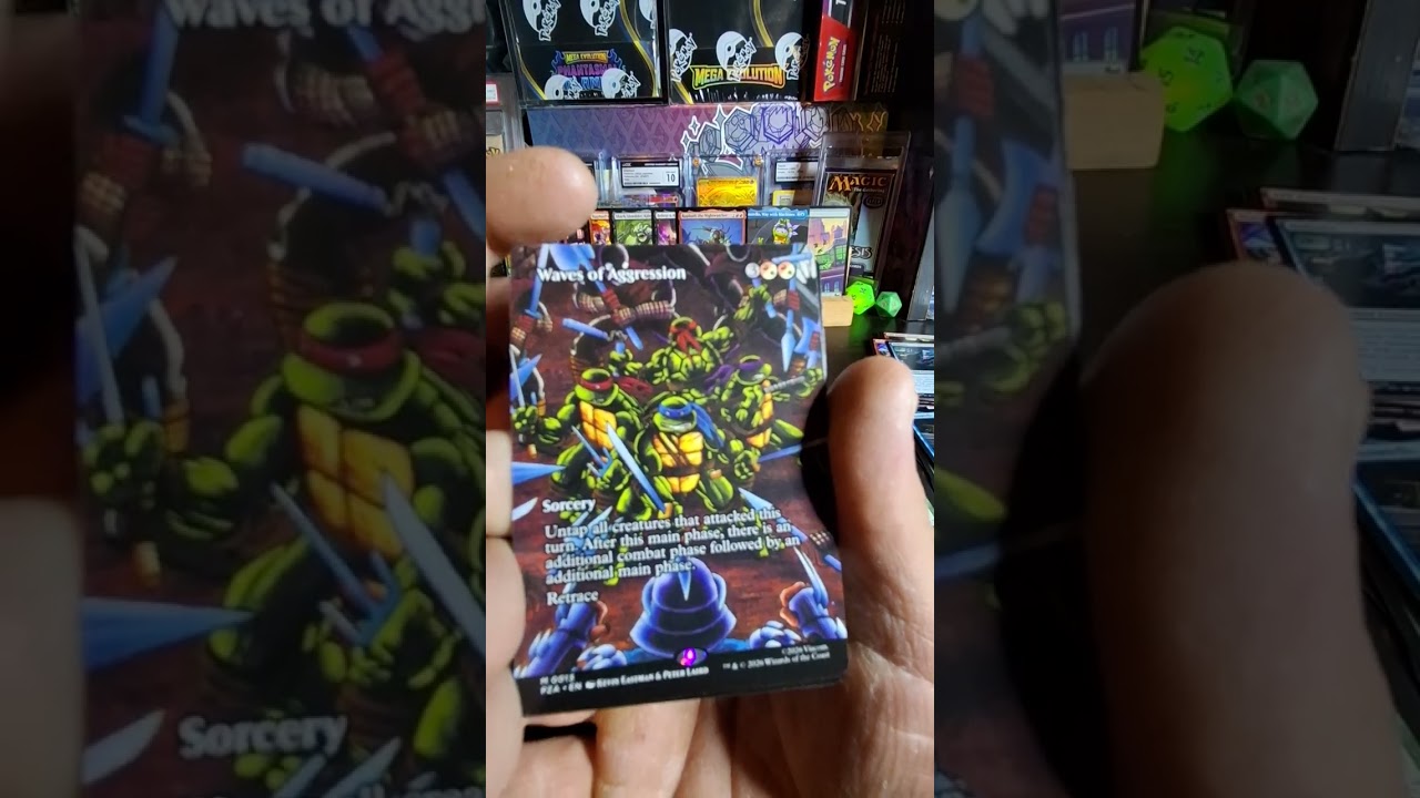 Daily Rips Tuesday with #mtg 10 packs  of tmnt play booster packs.  What will we pull today