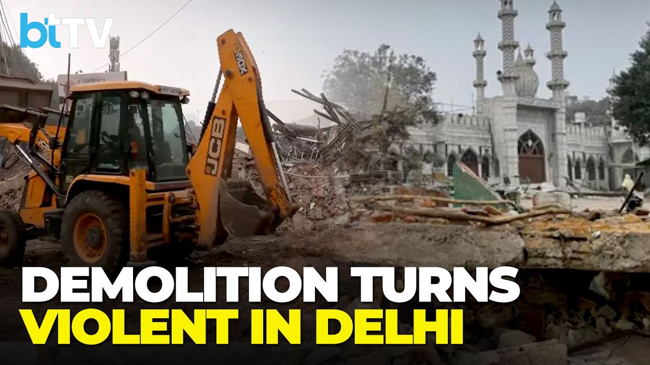 Delhi Clashes During Anti-Encroachment Drive: Incitement Video Emerges, Police Probe On