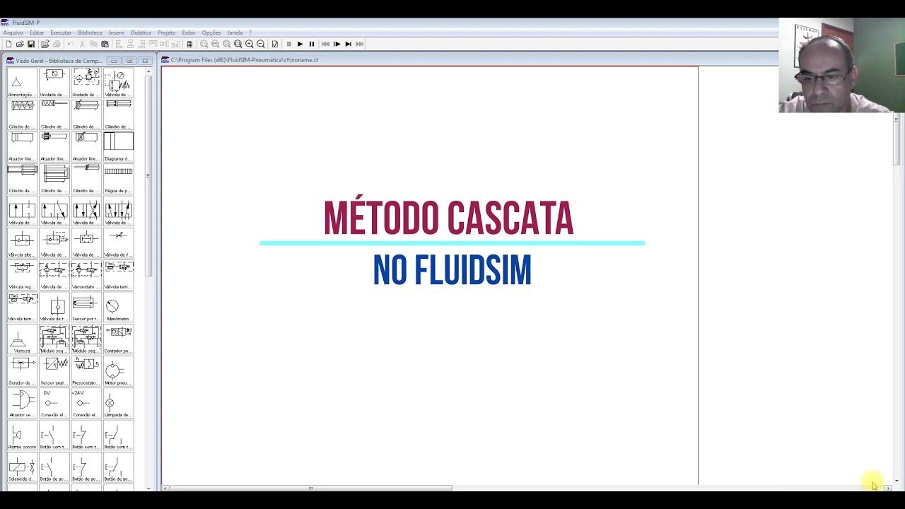 Método Cascata no Fluidsim -Eletropneumatica