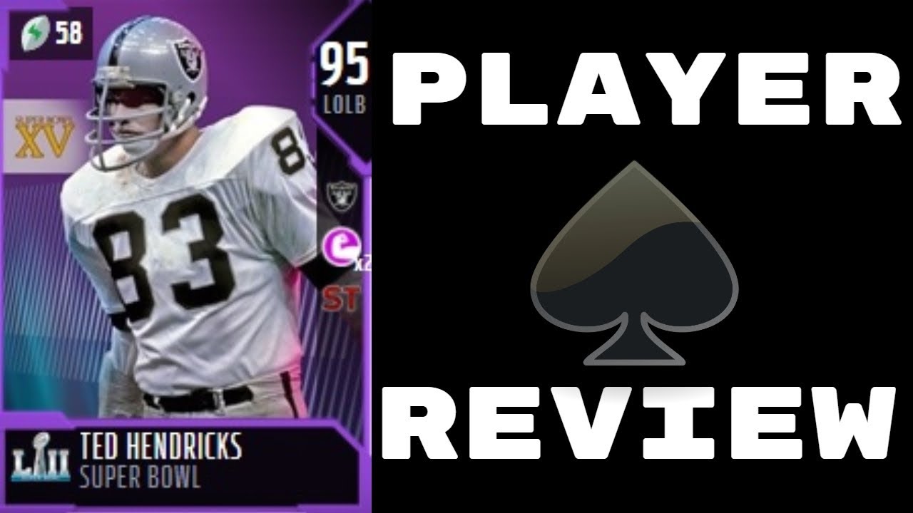 Super Bowl Ted Hendricks | Player Review | Madden 18 Ultimate Team Gameplay