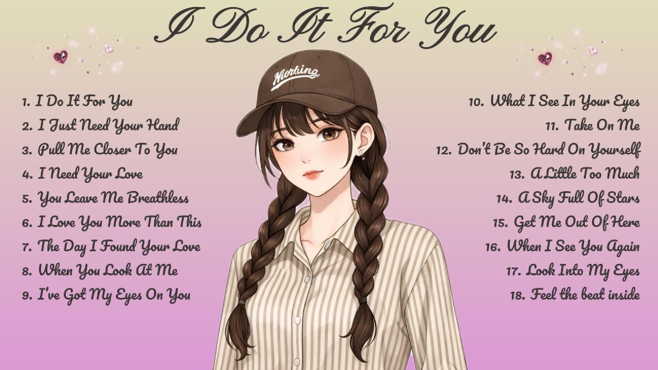 I Do It For You🌸Songs Playlist🌻 Love Song🍃Official Music Video🍁Song Lyrics