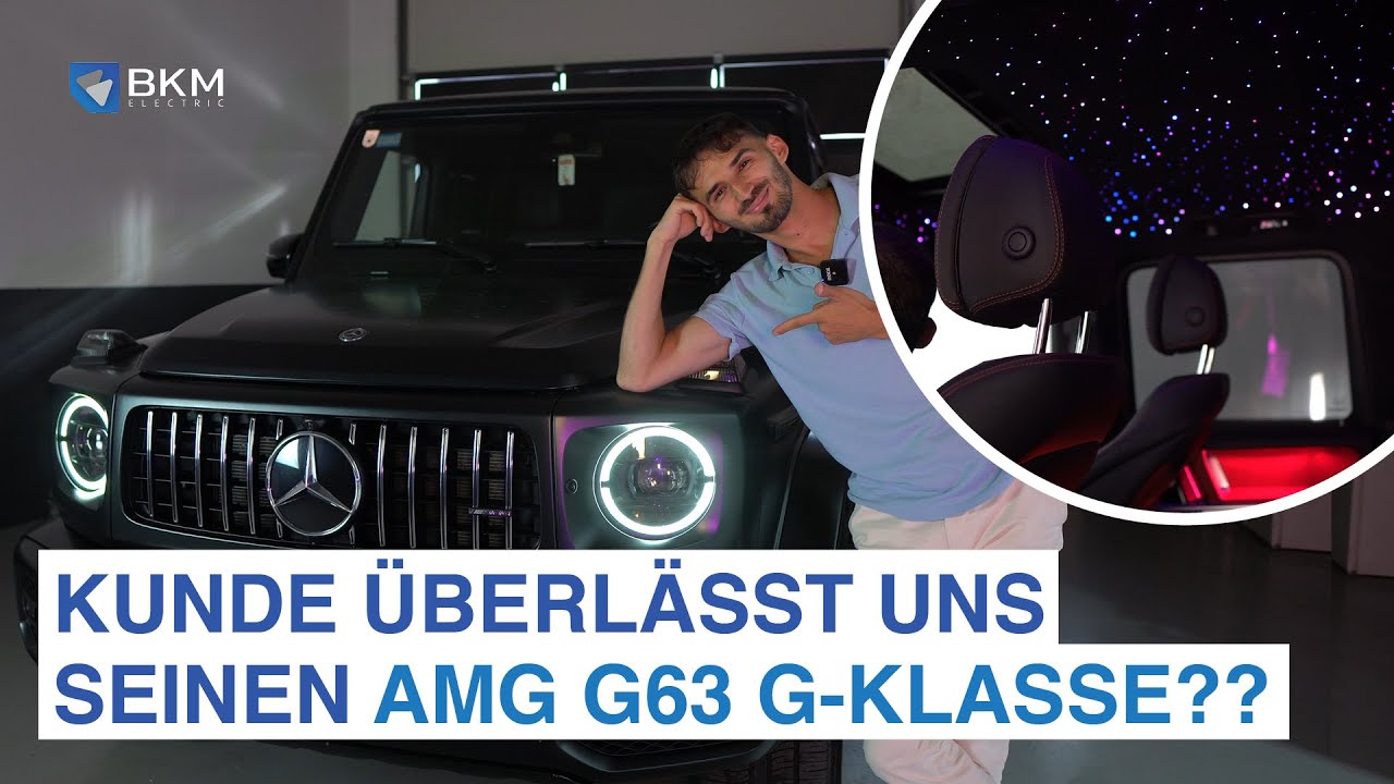 Mercedes G-Klasse G63 I Was bekommt man alles für sein Geld? Sternenhimmel nachgerüstet