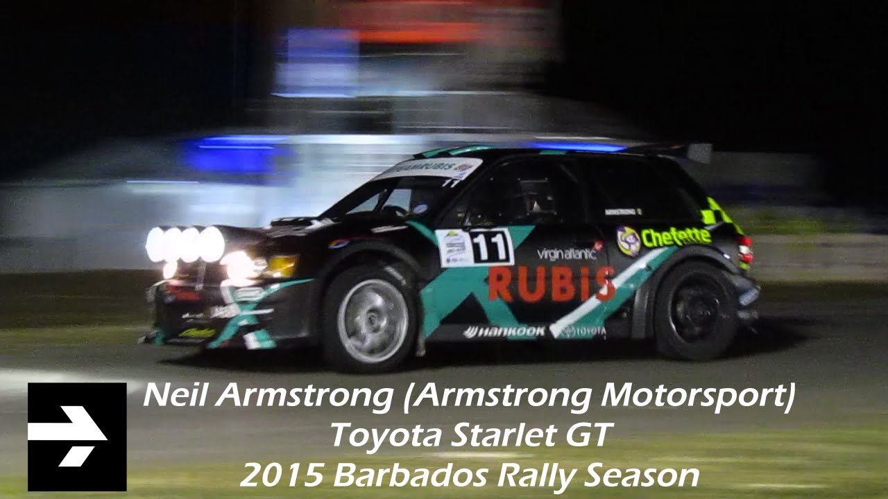 Neil Armstrong - Toyota Starlet GT (2015 Barbados Rally Season)