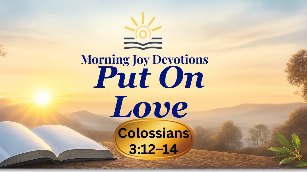 Put On Love (Colossians 3:12–14) | Morning Devotion + Prayer