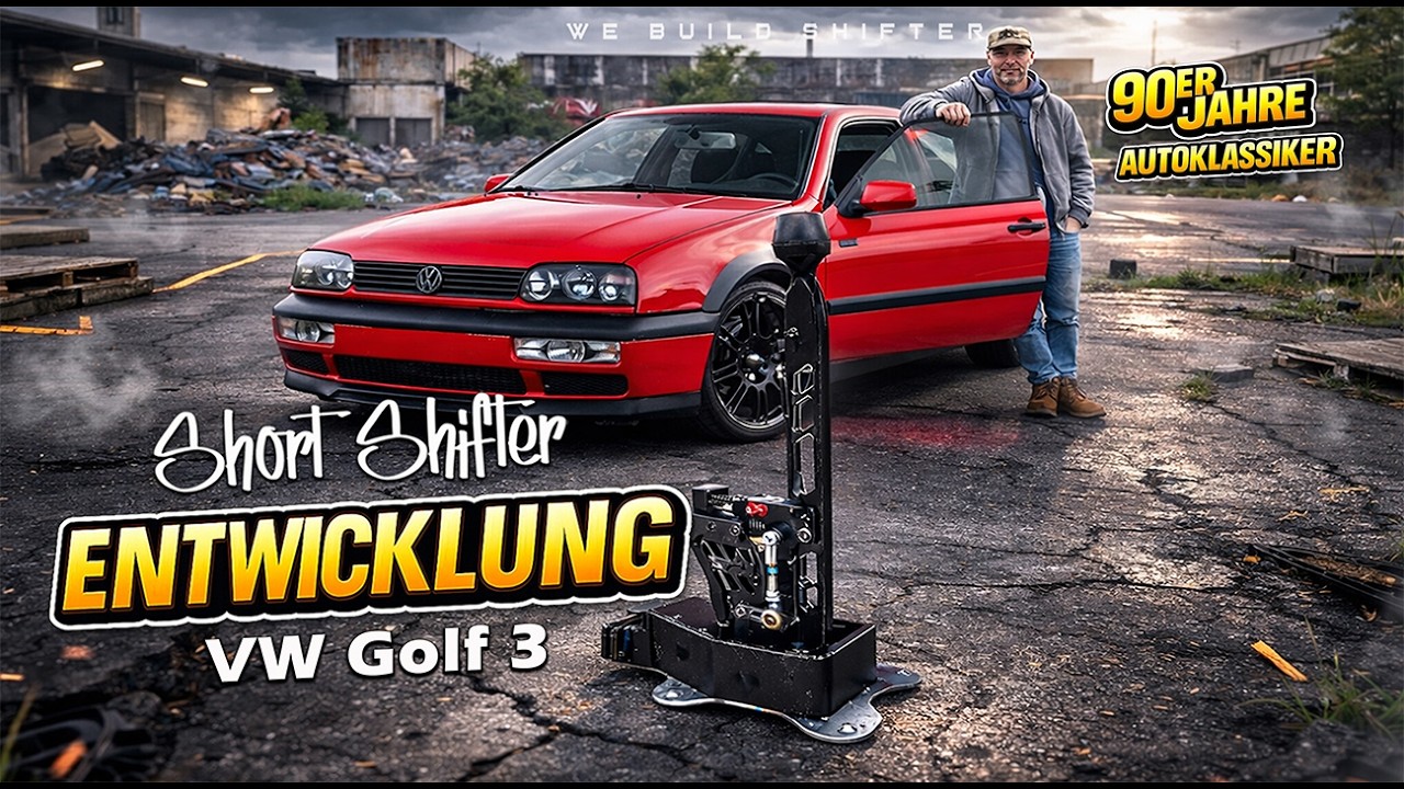 90er Jahre Klassiker VW Golf 3 Short Shifter Entwicklung