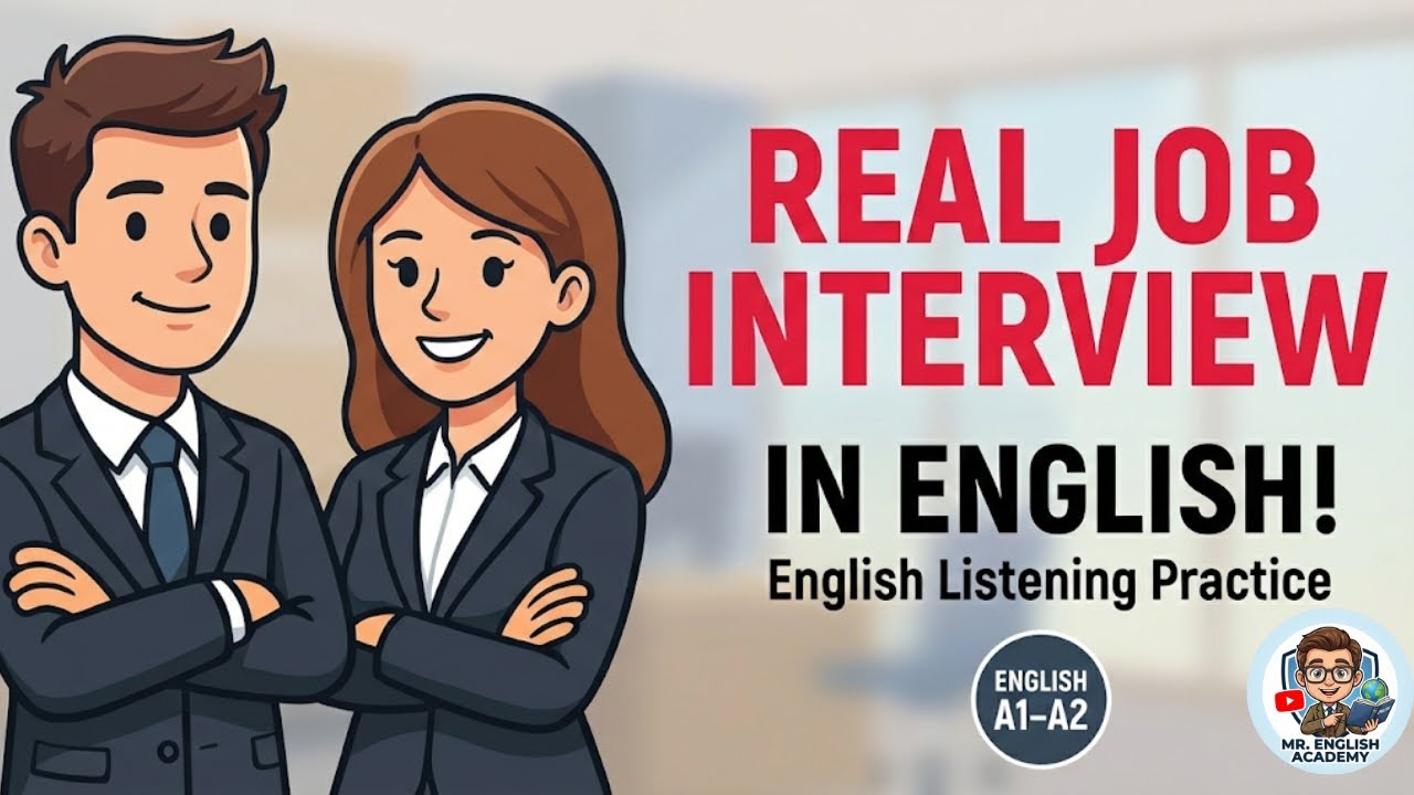 English Job Interview Practice for Beginners☀️ | Daily English Podcast for Learners!