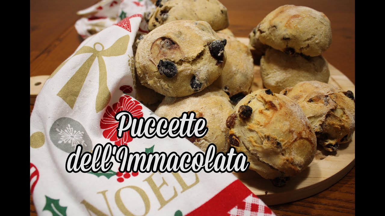 Puccette salentine con olive - uvetta, mandorle e noci - Sfizi & Delizie