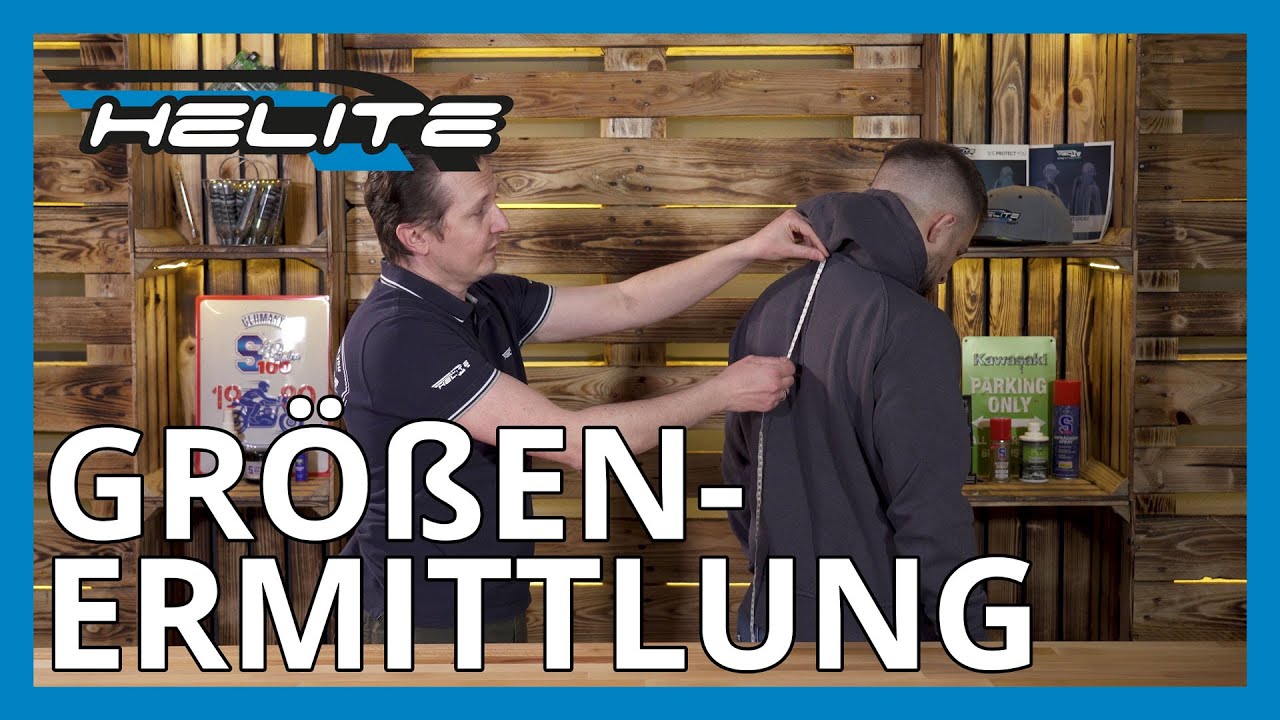 Helite - Hilfe zur richtigen Größenermittlung der Airbag Systeme
