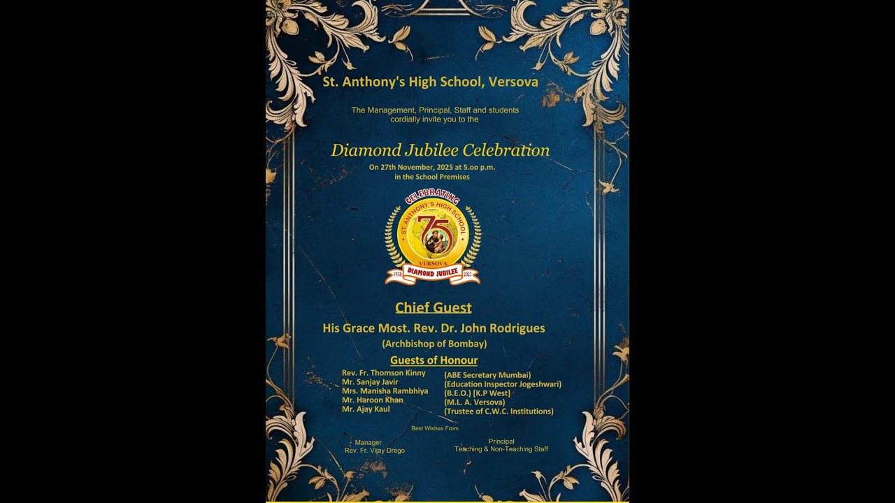 St . Anthony&rsquo;s high school, Versova