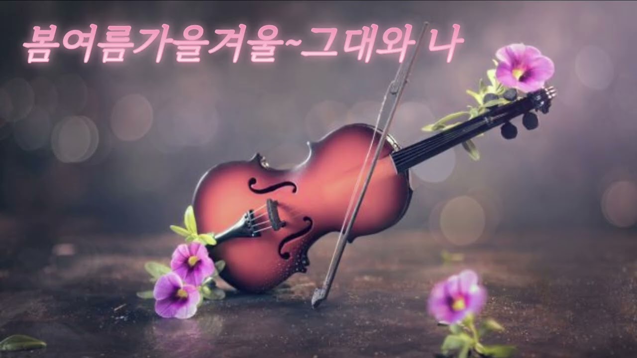 잠자기전 틀어놓으면 좋은 연주곡(첼로와 바이올린 연주곡~봄여름가을겨울 그대와 나)[창작가요]#K-POP#퐝hoya#도영#트롯가요#창작가요#suno#호야