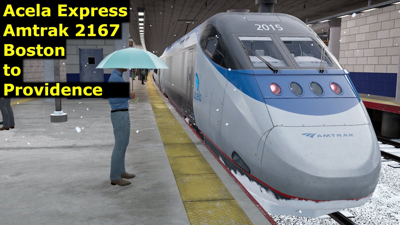 Acela Express Amtrak - 2167 - Boston to Providence