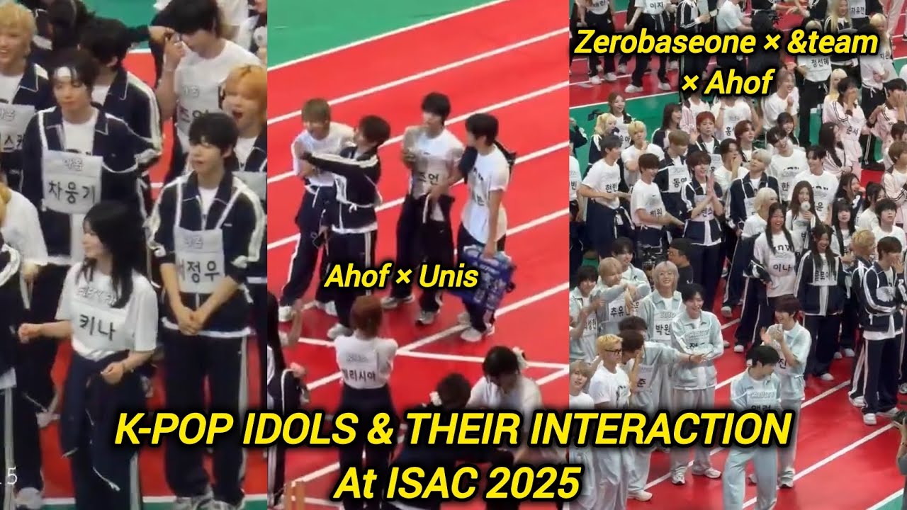 Hearts2Hearts, Ahof, &Team, Zerobaseone, Unis, Meovv, Kep1er, P1 harmony & more At ISAC 2025