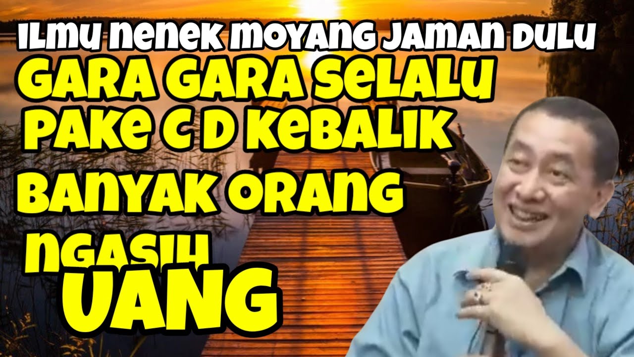 Banyak orang kasih uang