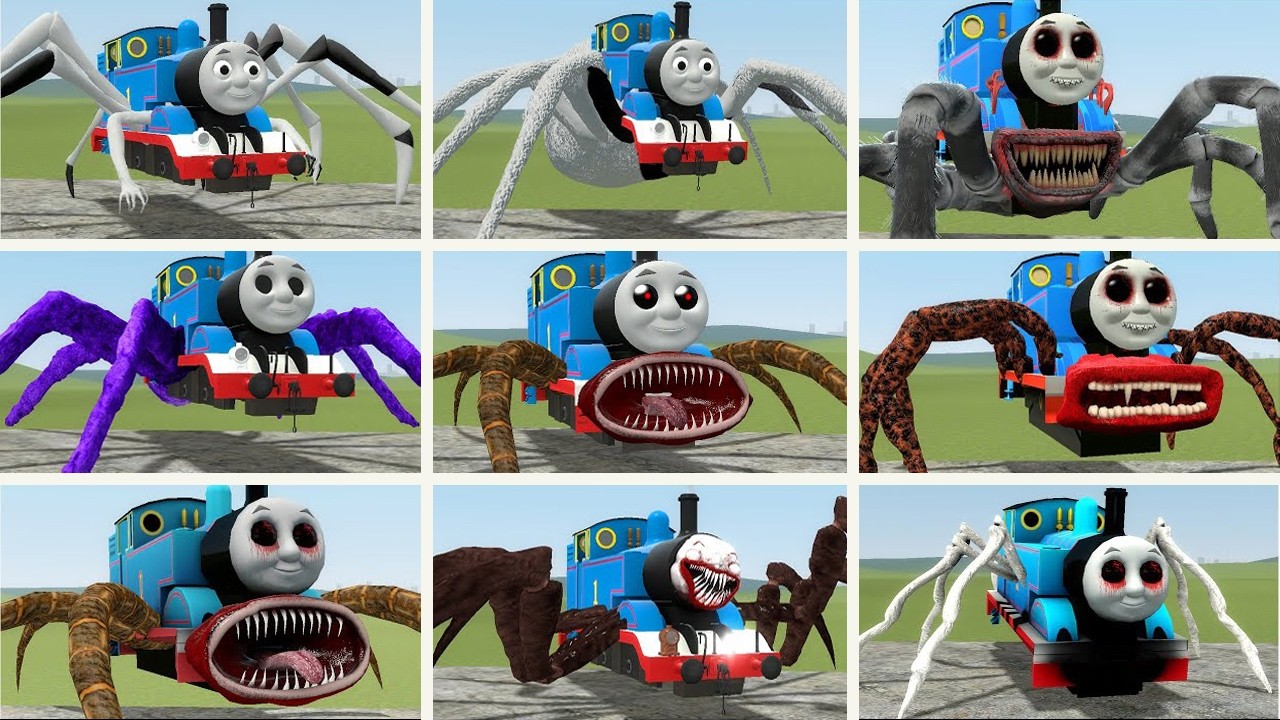 NEW UPDATE: Cursed Thomas and Friends Train Monster Battle in Garry's Mod part 30