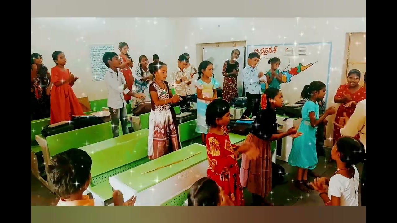 గొబ్బియళ్లో,గొబ్బియళ్లో గేయం.. 🥰🥰4వ తరగతి తెలుగు 🕺💃#education #telugu #study #rhymes 