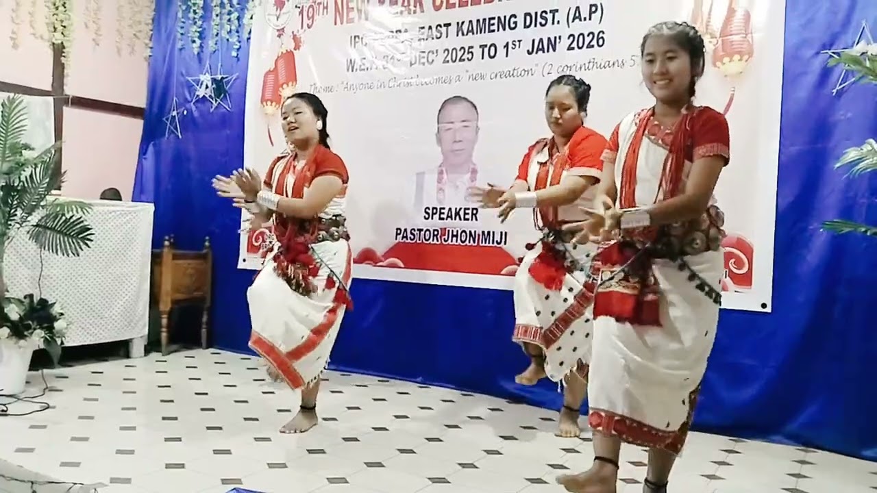 Group dance performed in the name of Priscilla at IPC Seppa on 31/12/25 night#video-122