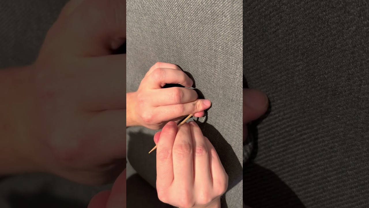 IKEA Strandmon Knopf anbringen / reparieren / nähen