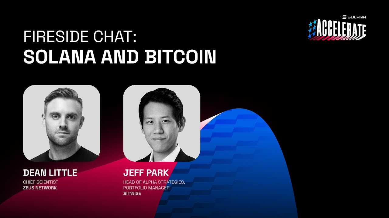 Ship or Die 2025: Fireside Chat Solana and Bitcoin (Jeff Park - Bitwise, Dean Little - Zeus Network)