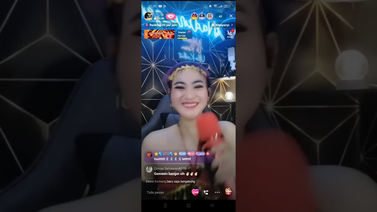 Belah duren live karaoke