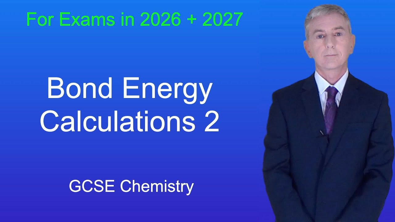GCSE Chemistry Revision "Bond Energy Calculations 2"