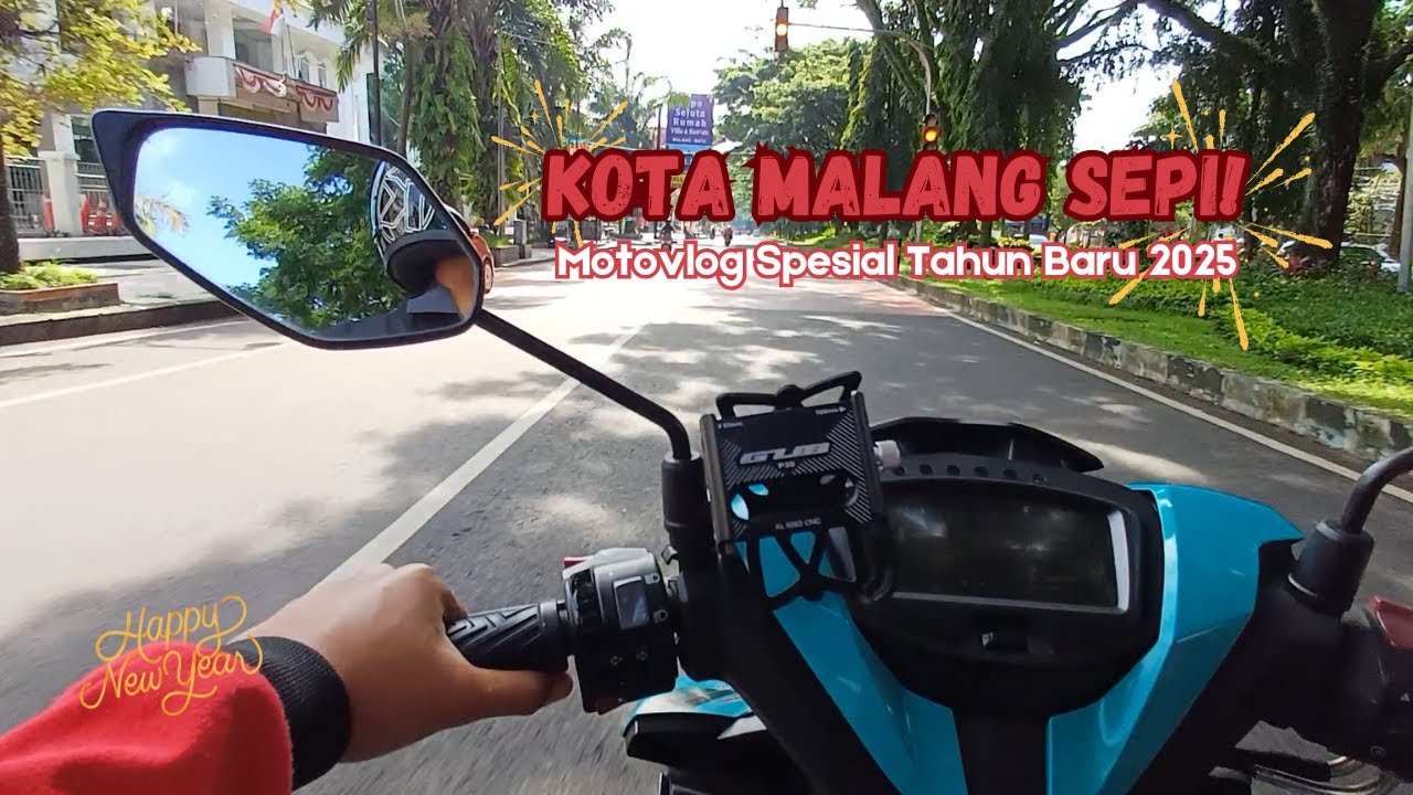 Kota Malang Menjelang Tahun Baru 2025 | Motovlog Yamaha MX King #motovlog #malang #tahunbaru2025