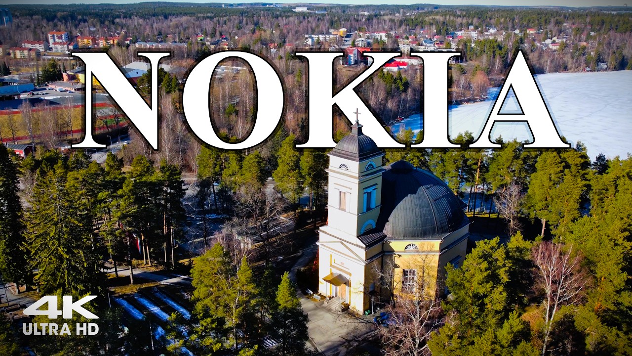 Nokia city, Finland 🇫🇮 | Drone footage in 4K