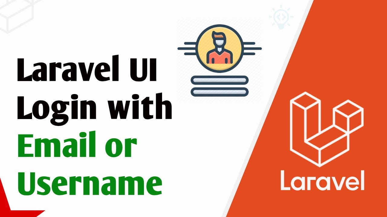 Laravel UI Auth: Login With Email Or Username Fields