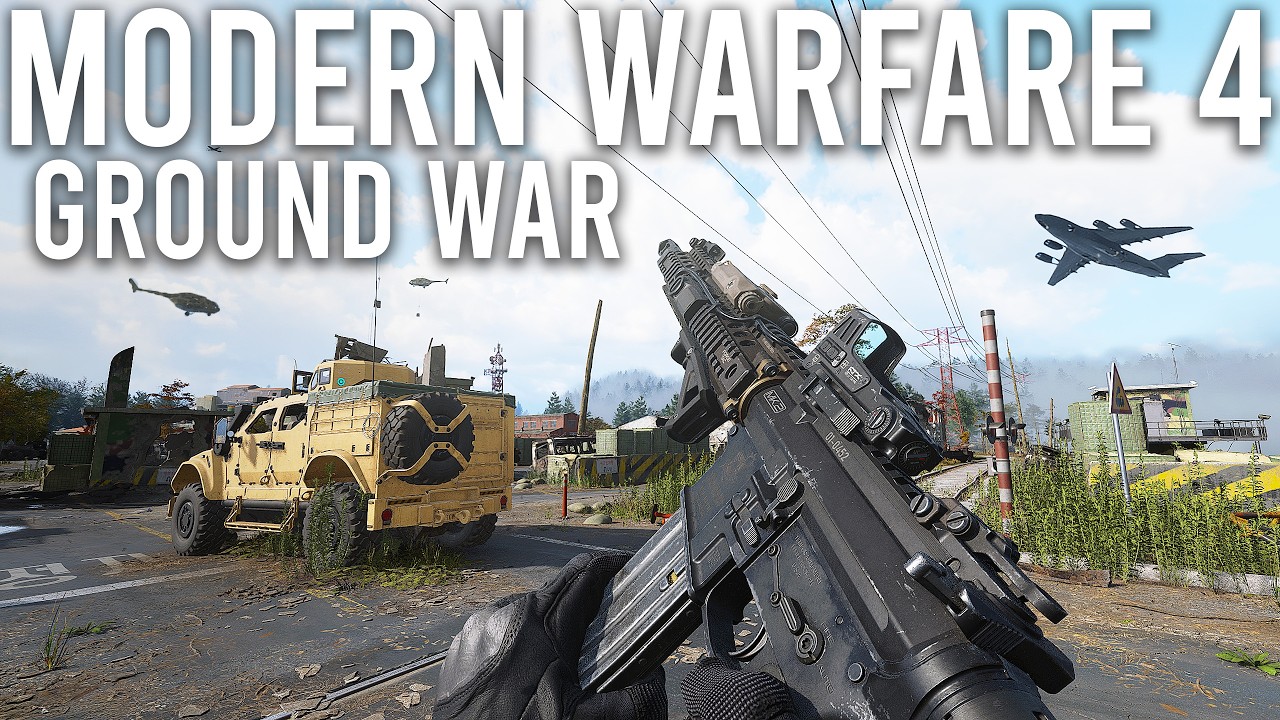 Геймплей и впечатления от режима Ground War в Modern Warfare 4...