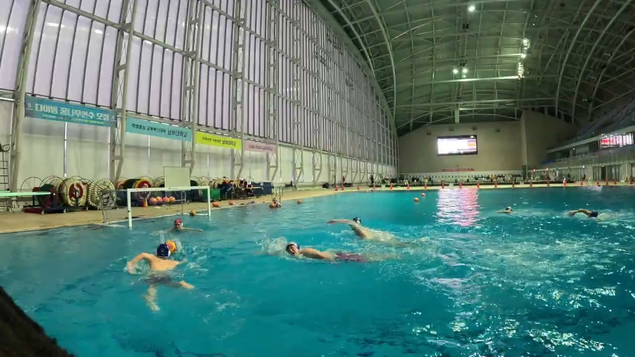20251204 남부대학교 아마추어 수구팀 싹수 연습경기 2경기 백모측