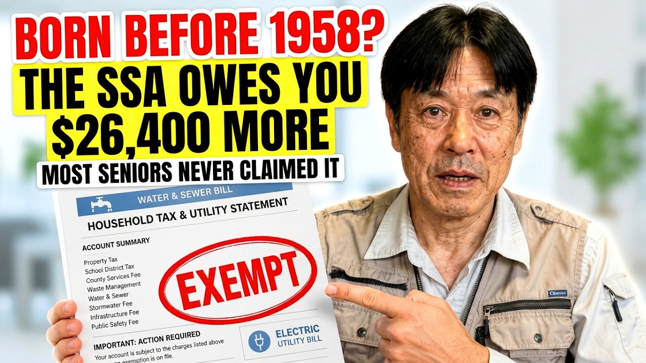 BORN BEFORE 1958  The SSA Owes You $26,400 More &mdash; Most Seniors Never Claimed It