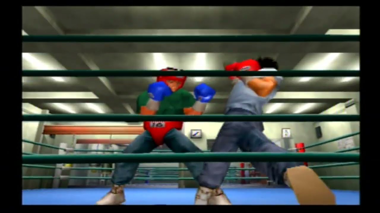 VICTORIOUS SPIRITS: IPPOS ROAD TO VICTORY (Sony Playstation 2) IPPO TRAINING PT 2 AND FIGHT