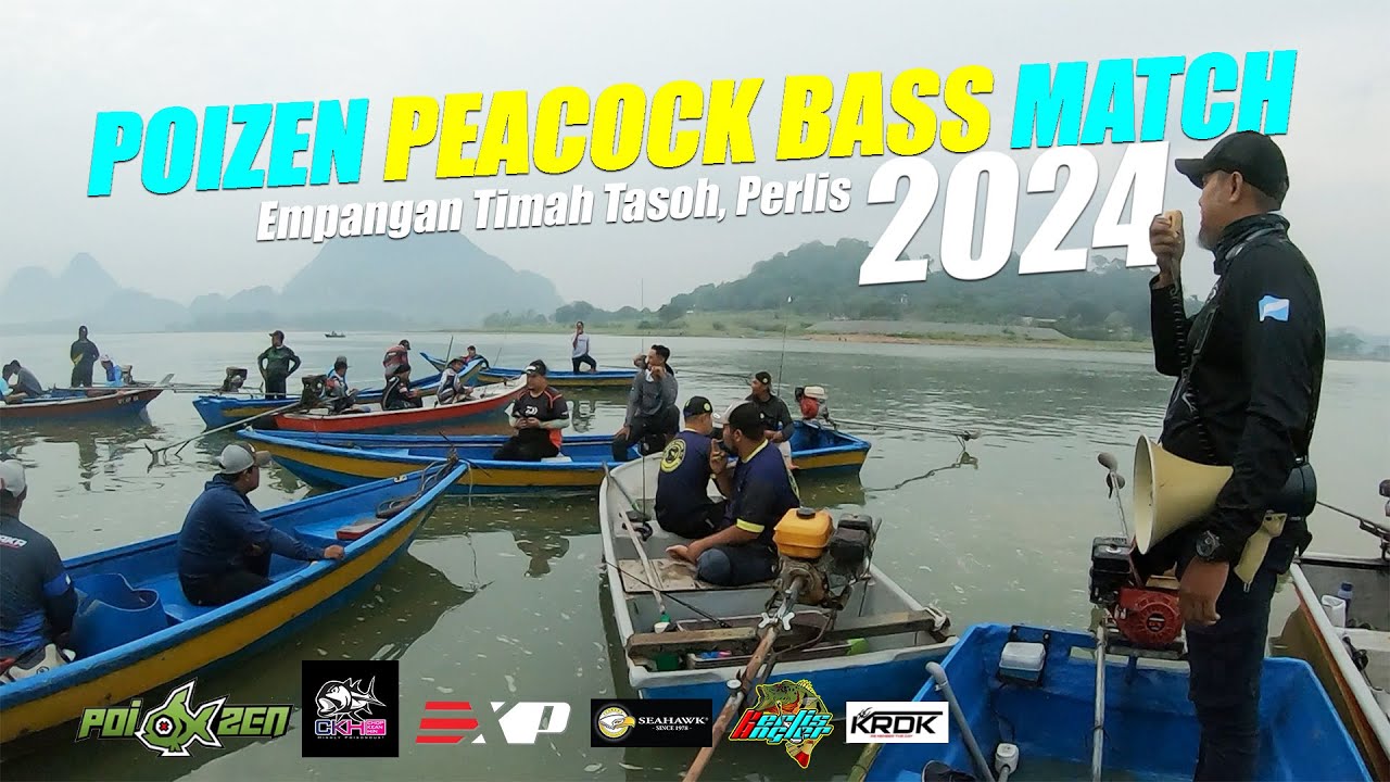 POIZEN PEACOCK BASS MATCH 2024 | Empangan Timah Tasoh | PB Battle...!!!