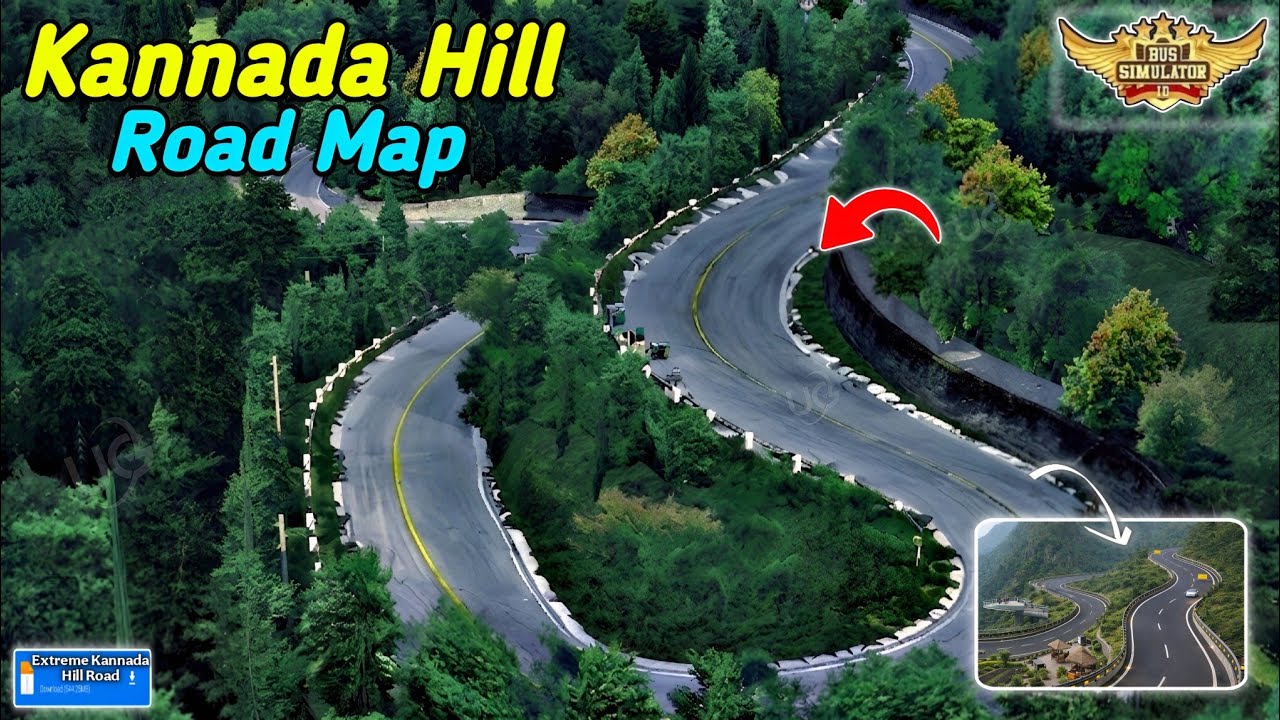 Map Mod Bussid&nbsp;4.4.1&nbsp;- New Released Extreme Kannada Hill Road Map Mod For Bus Simulator Indonesia |