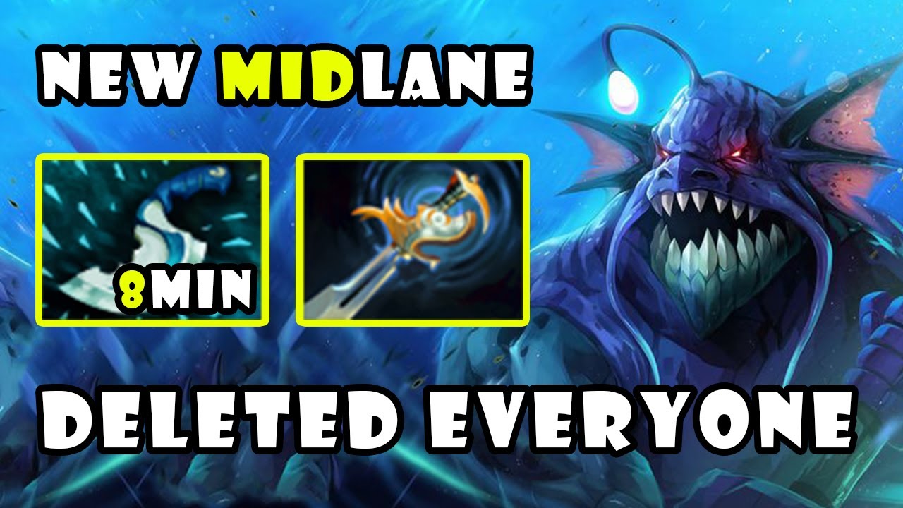 How to Play MID Slardar with 8Min Blink Dagger Combo Echo Sabre Item | Dota 2 Gameplay 7.40